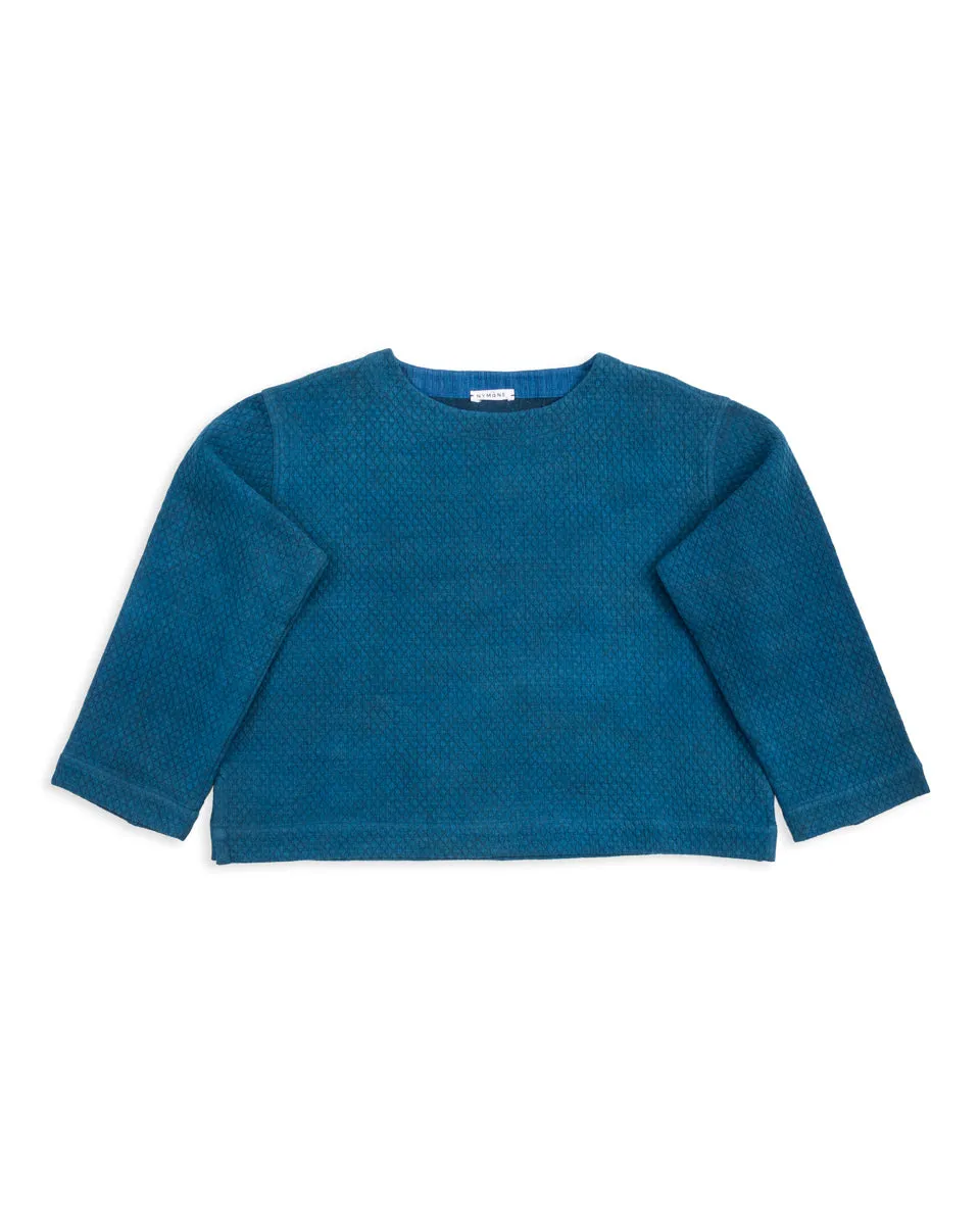 Carter Pullover - Black/Blue Mudpaint sold by Standard and Strange