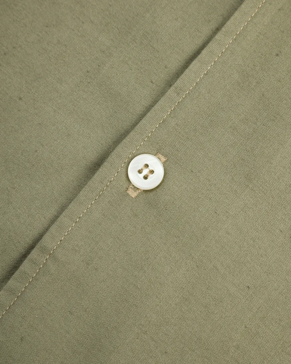 Lot 3091 S/S Open Collar Shirt - OD Green sold by Standard and Strange product image thumbnail 5