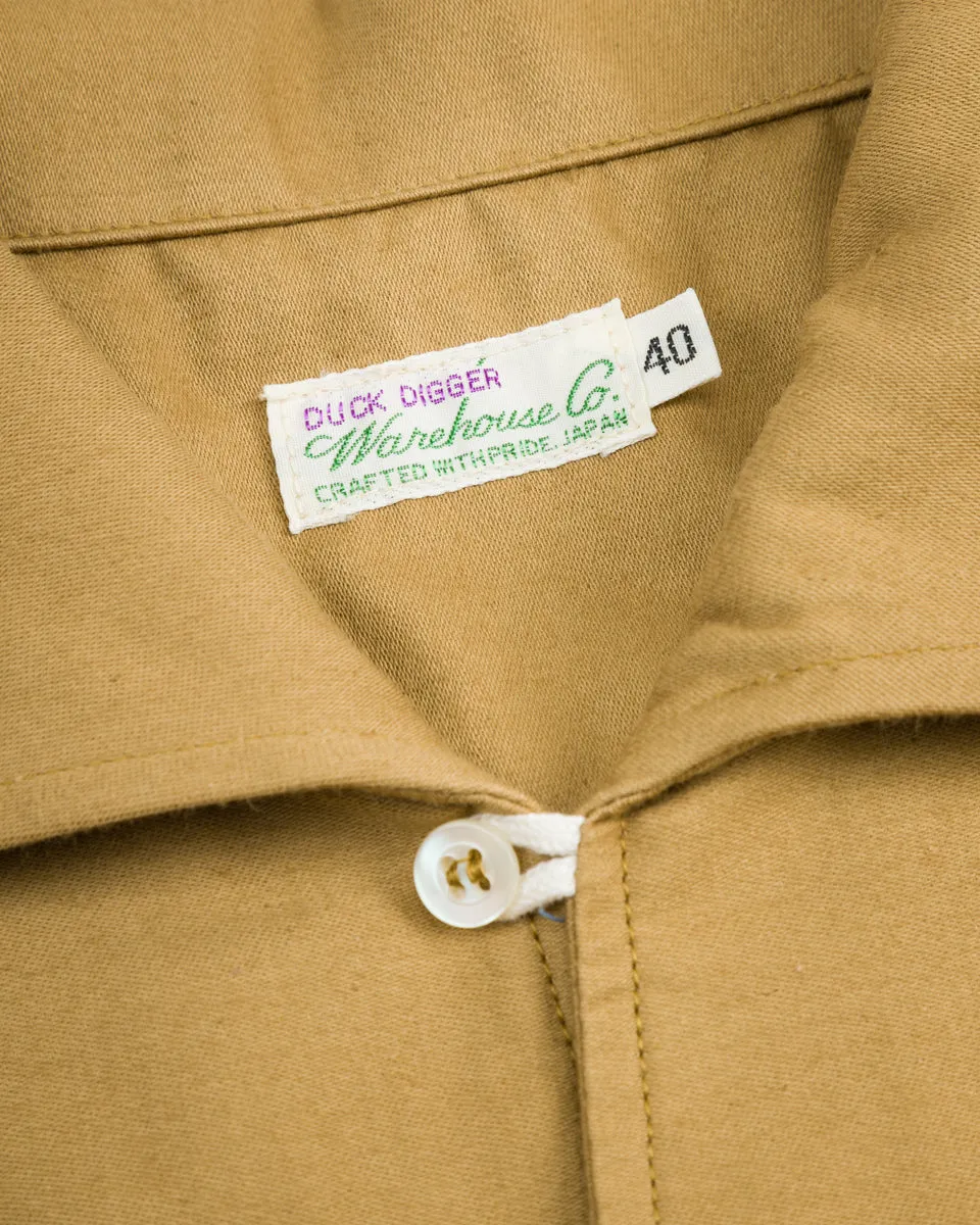 Lot 3091 S/S Open Collar Shirt - Camel sold by Standard and Strange product image thumbnail 4