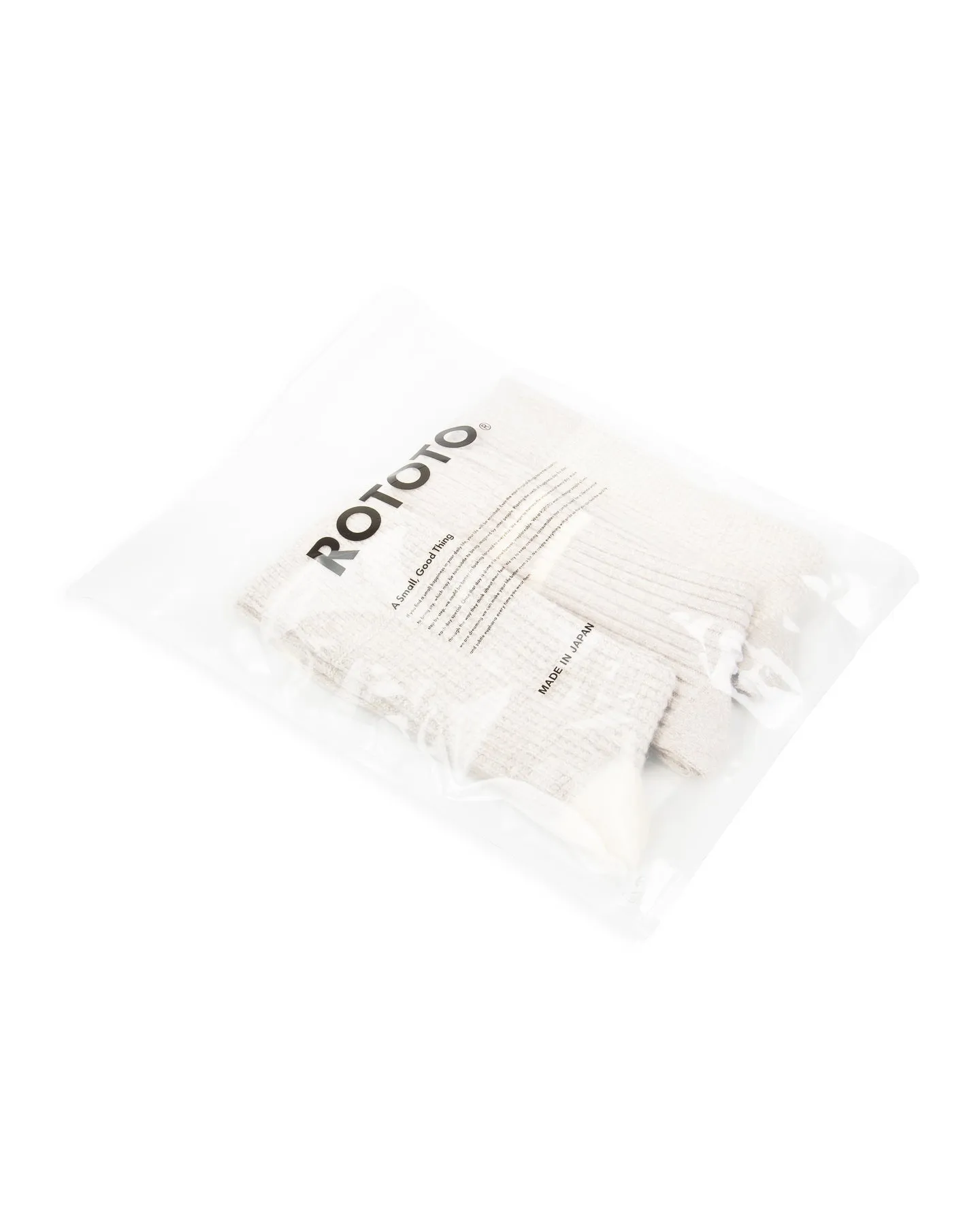 Recycled Cotton/Wool Daily 3-pack Socks - Gray/Off White sold by Standard and Strange product image thumbnail 2