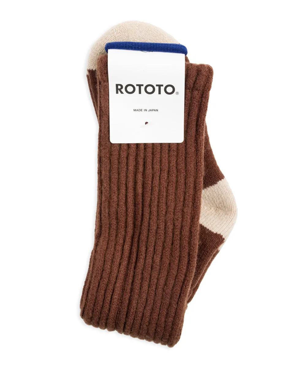 Merino Lambswool High Socks - Brown sold by Standard and Strange product image thumbnail 2