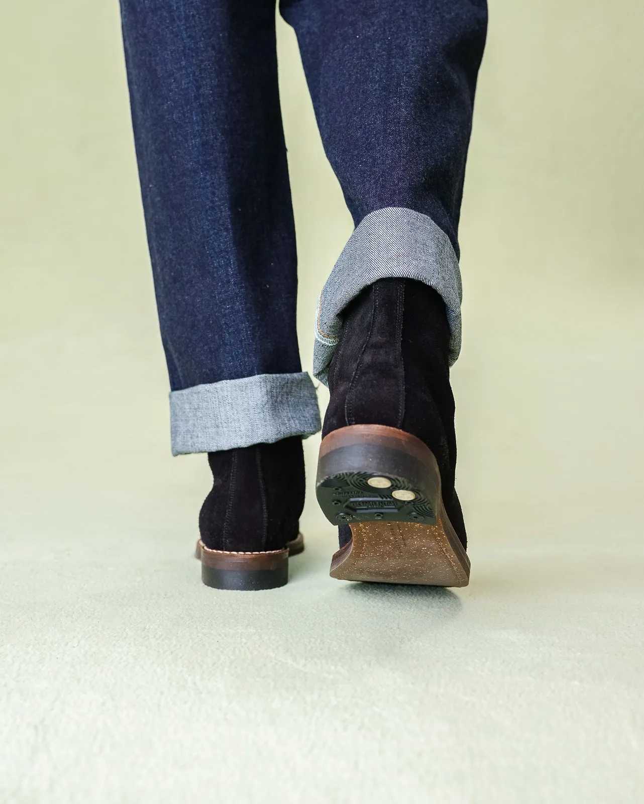 Casper Side Zip Boot - Black Oiled Suede sold by Standard and Strange product image thumbnail 5