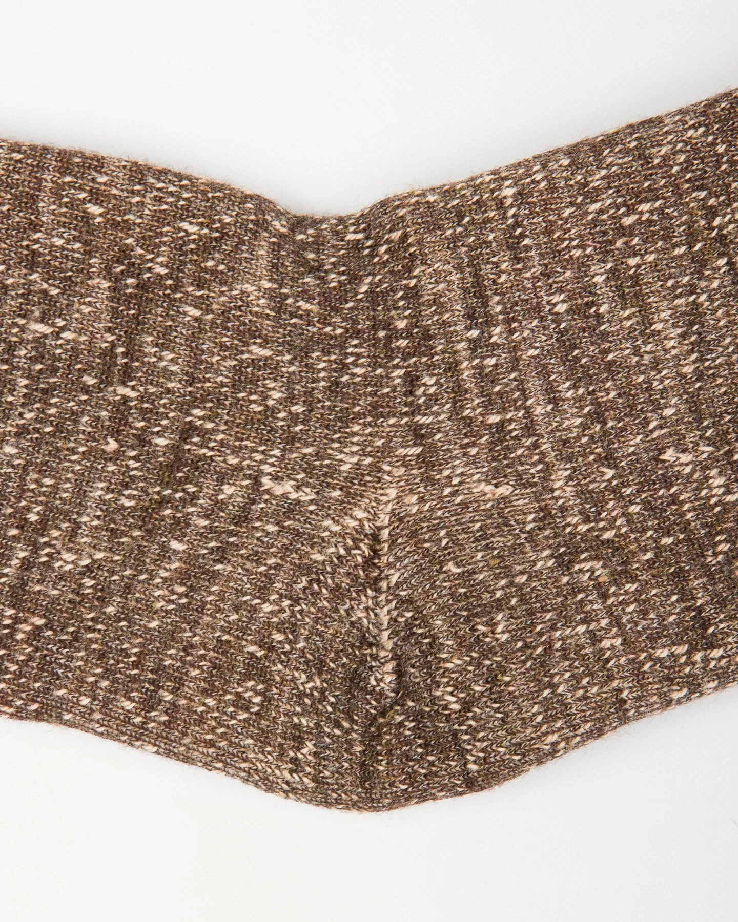 Double Face Merino/Organic Cotton Socks - Dark Brown/Brown sold by Standard and Strange product image thumbnail 5