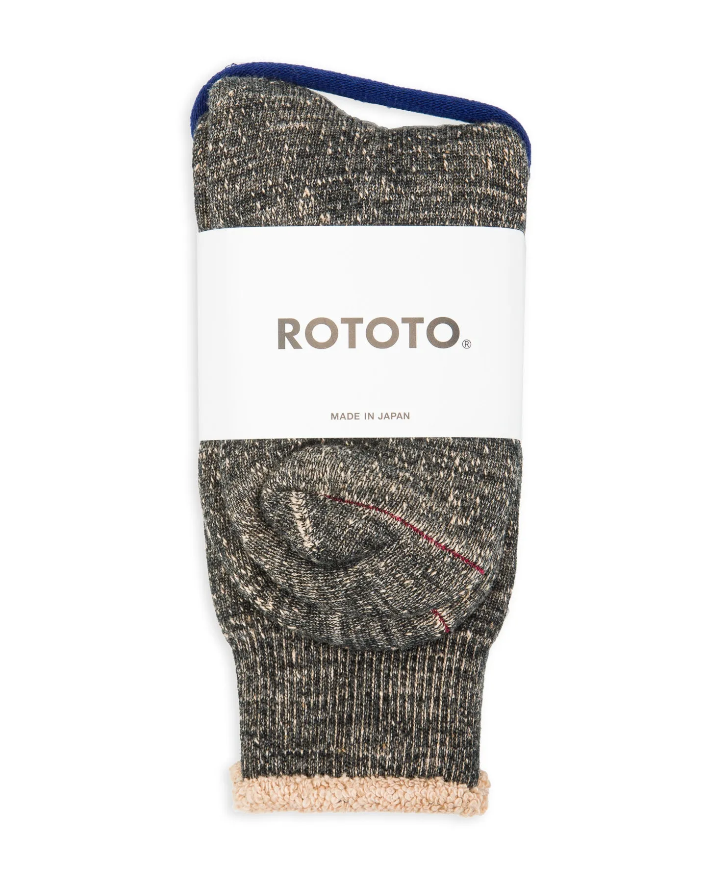 Double Face Merino/Organic Cotton Socks - Black/Brown sold by Standard and Strange product image thumbnail 2