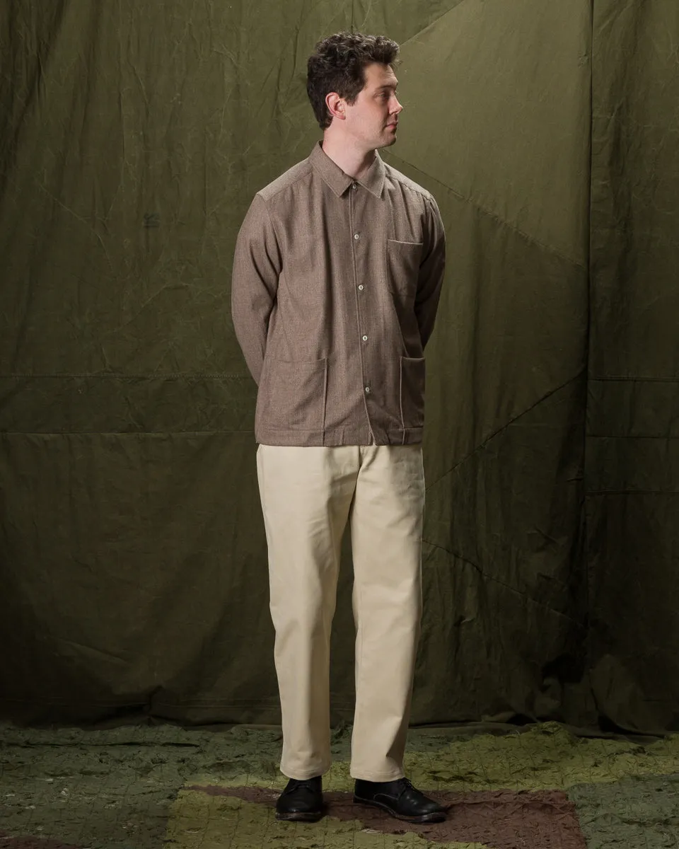 Painter Jacket - Taupe Flannel sold by Standard and Strange product image thumbnail 4