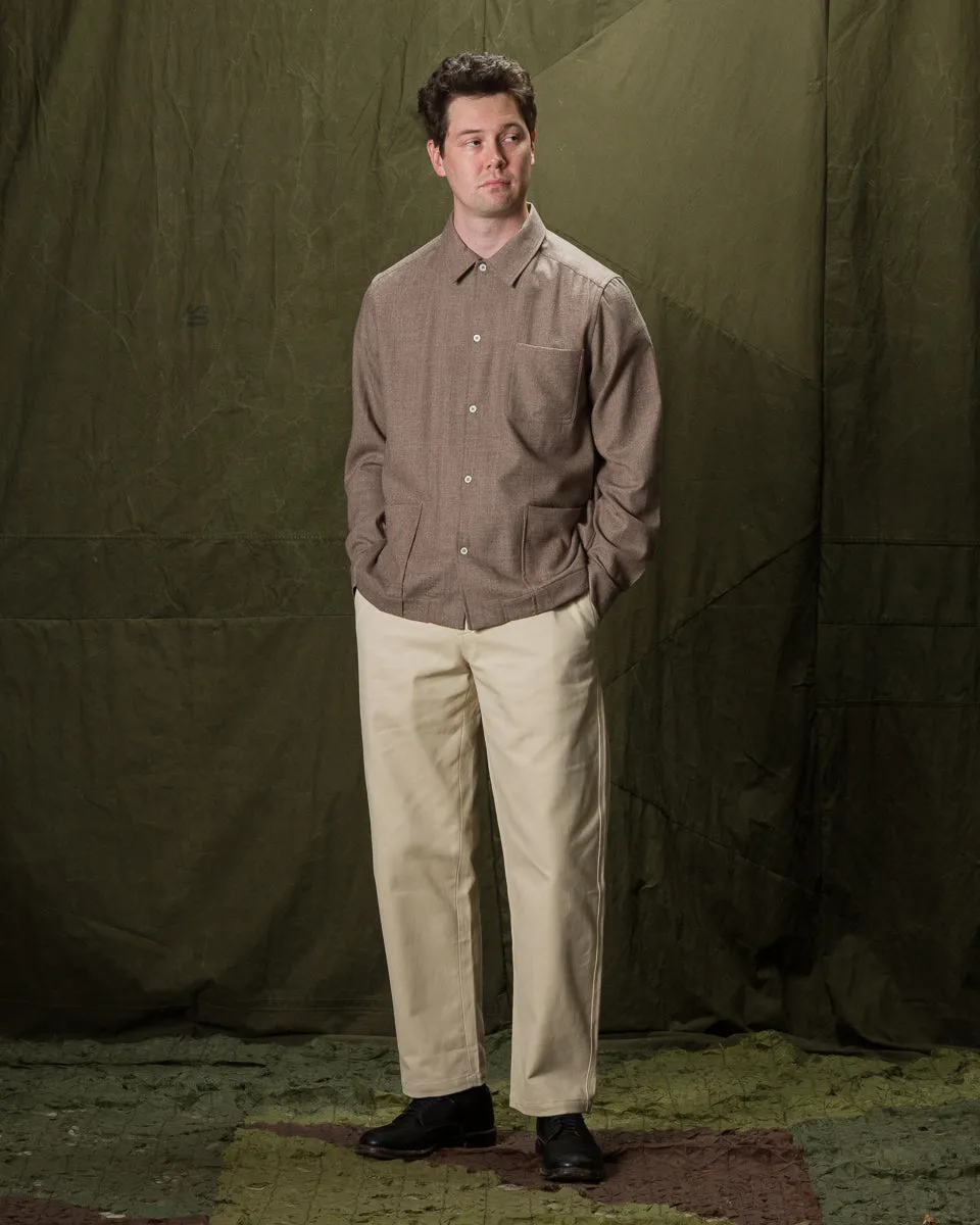 Painter Jacket - Taupe Flannel sold by Standard and Strange product image thumbnail 3