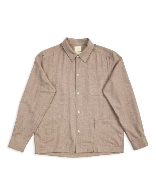 Painter Jacket - Taupe Flannel made by Standard and Strange