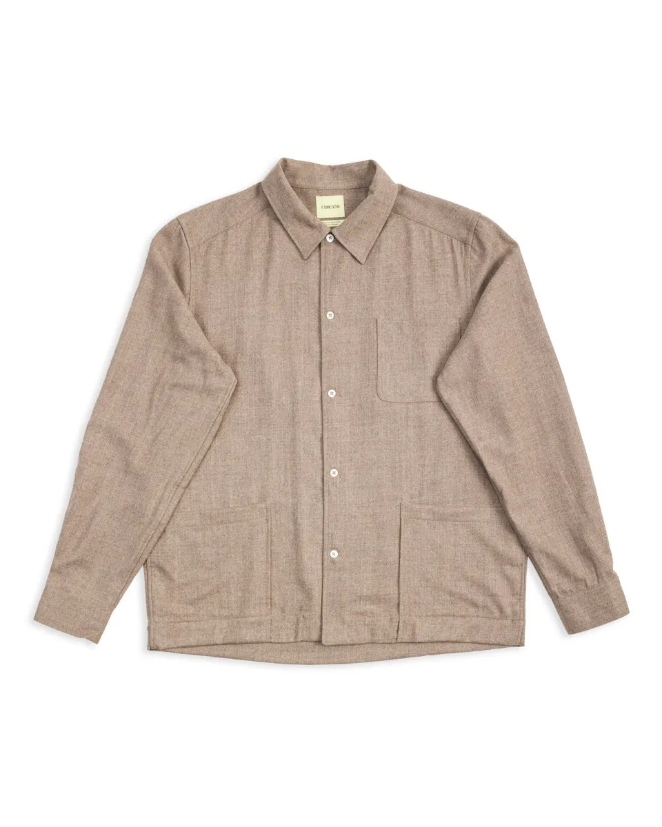 Painter Jacket - Taupe Flannel sold by Standard and Strange