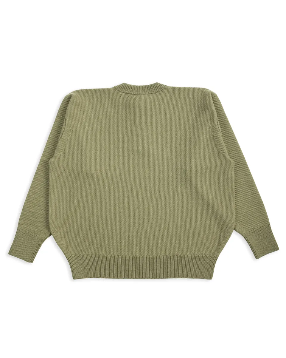 Wool Henley Neck L/S - Smoke Moss 10 sold by Standard and Strange product image thumbnail 2