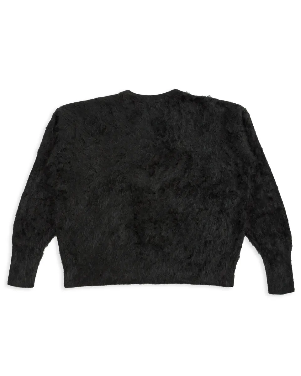 Fur Cashmere V Pullover - Black 10 sold by Standard and Strange product image thumbnail 2
