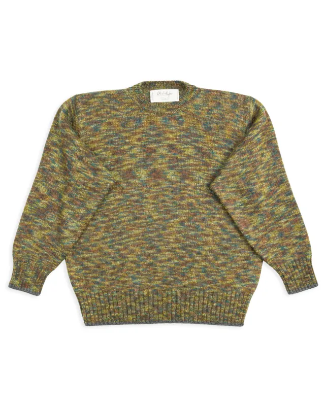 Silk Mohair Pullover - Green Granite 08 sold by Standard and Strange