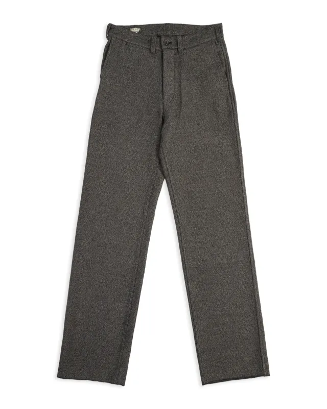 Twisted Heather Cord Harbor Trousers - Rat Gray sold by Standard and Strange