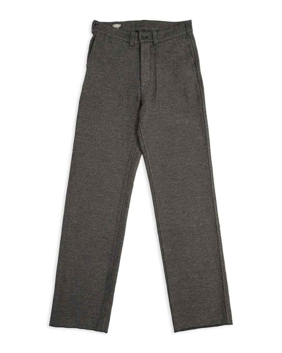 Twisted Heather Cord Harbor Trousers - Rat Gray sold by Standard and Strange