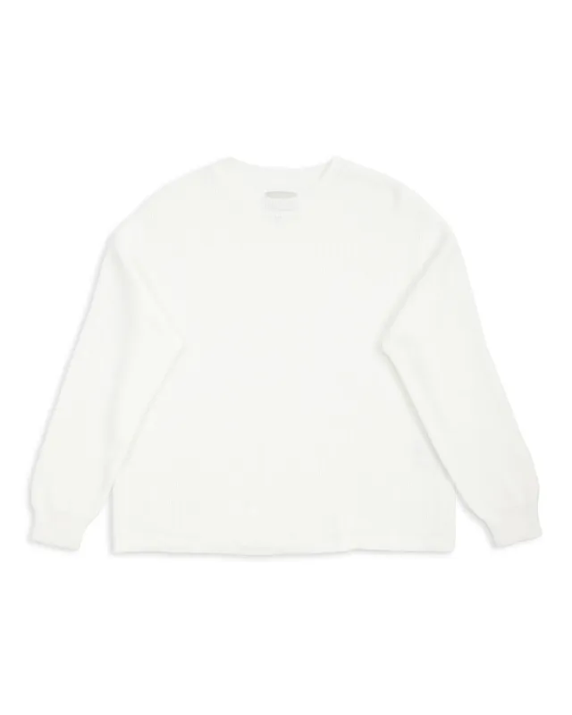 Waffle Pullover - Off-White sold by Standard and Strange