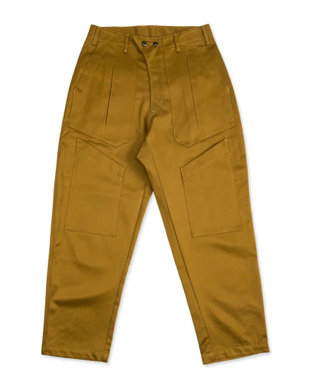 Submarine Pants - Khaki Vancloth Sateen sold by Standard and Strange