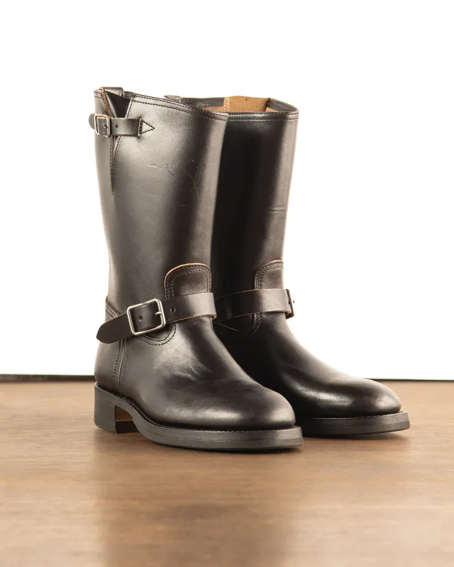 BS 11" Aviator Boots w/ Separate Biltrite Rubber - Black sold by Standard and Strange