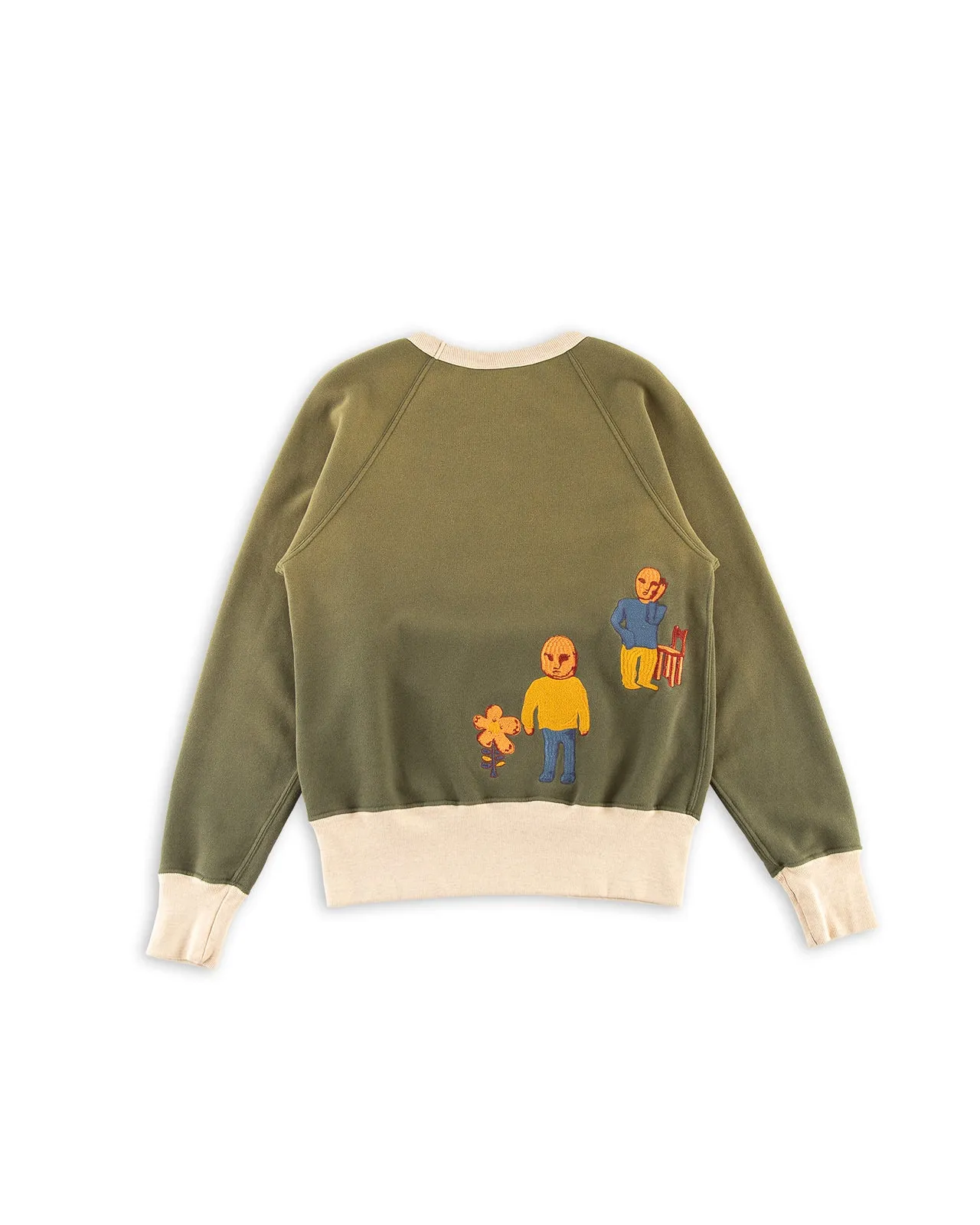 Tiburon Crewneck - Green/Oatmeal sold by Standard and Strange product image thumbnail 2