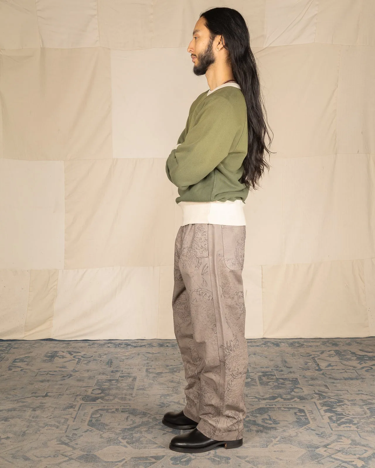 Tiburon Crewneck - Green/Oatmeal sold by Standard and Strange product image thumbnail 4