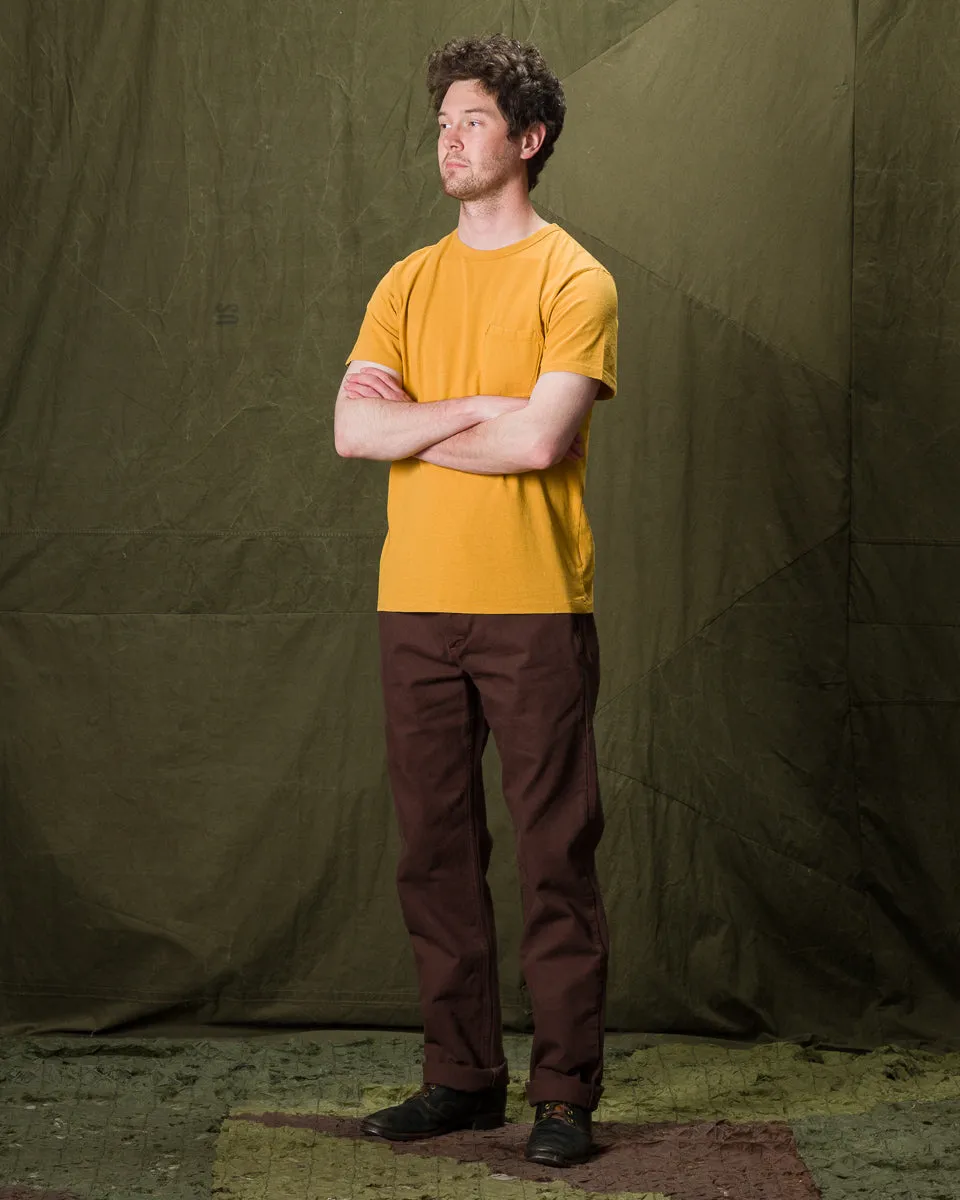 9oz Pocket Tee - Mustard sold by Standard and Strange product image thumbnail 3