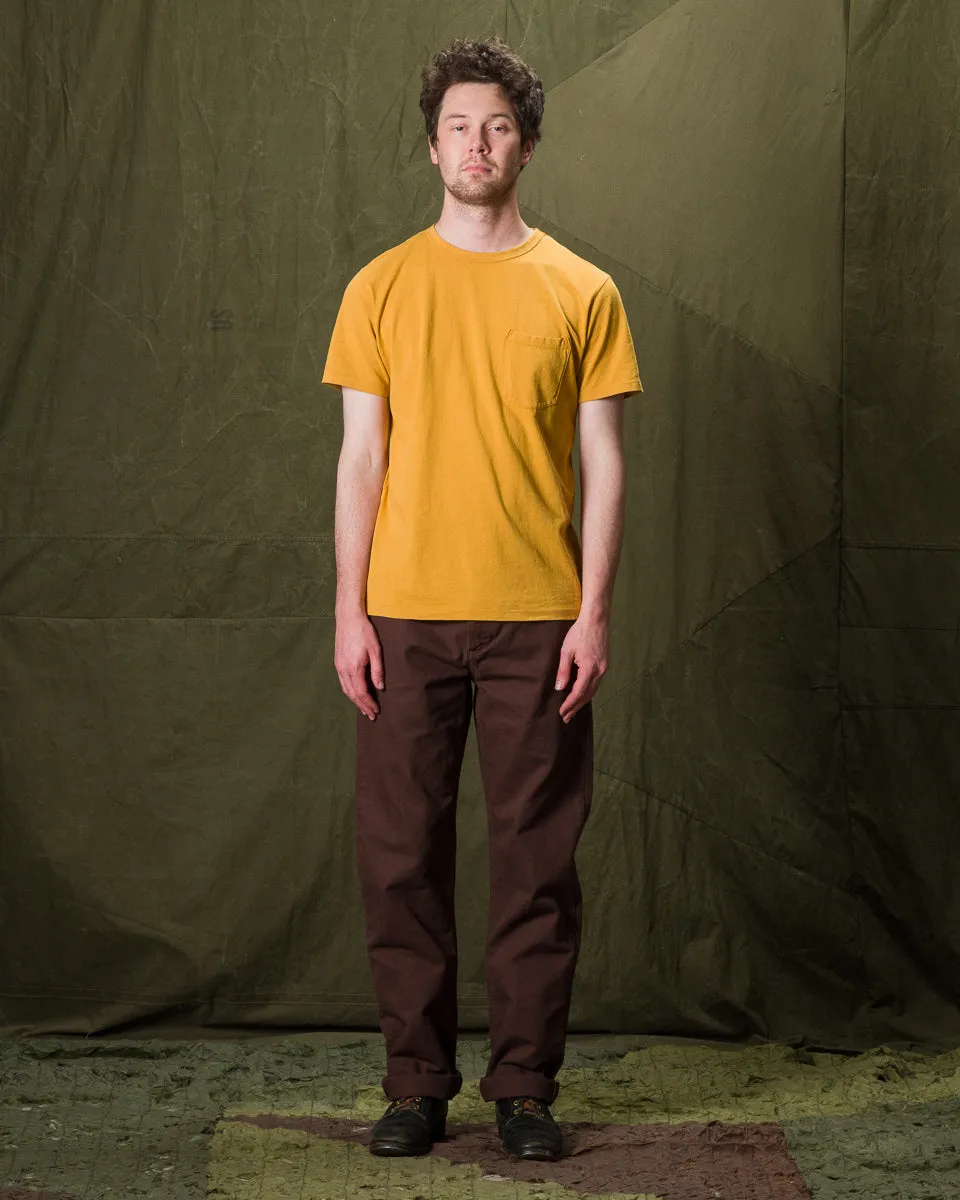 9oz Pocket Tee - Mustard sold by Standard and Strange product image thumbnail 4