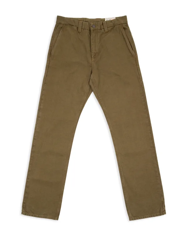 Deck Pant - 14oz Army sold by Standard and Strange