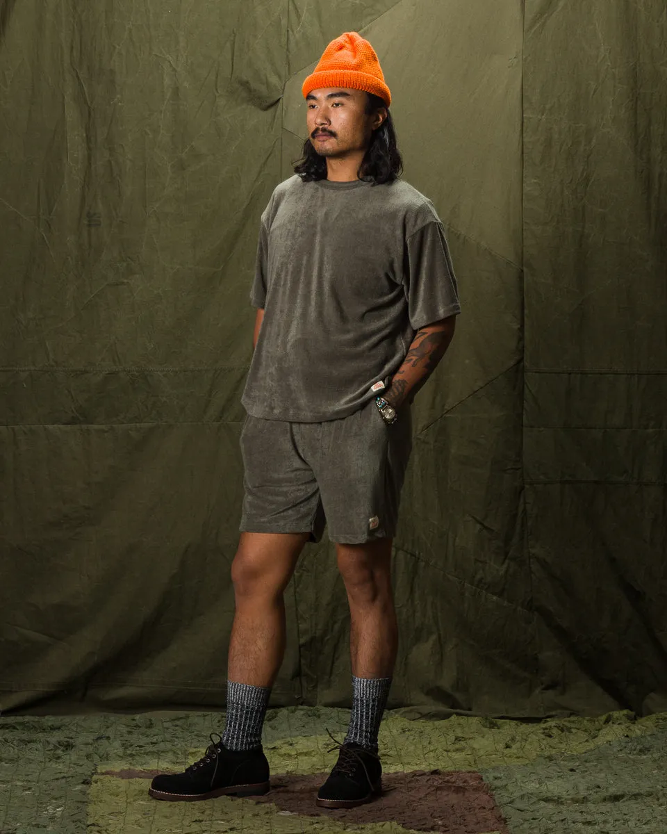 Tencel Pile Tee - Olive sold by Standard and Strange product image thumbnail 4