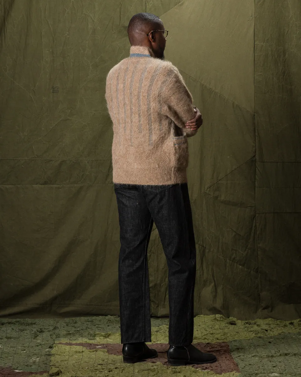 0105BK Wide Black Selvedge Denim - Black sold by Standard and Strange product image thumbnail 5