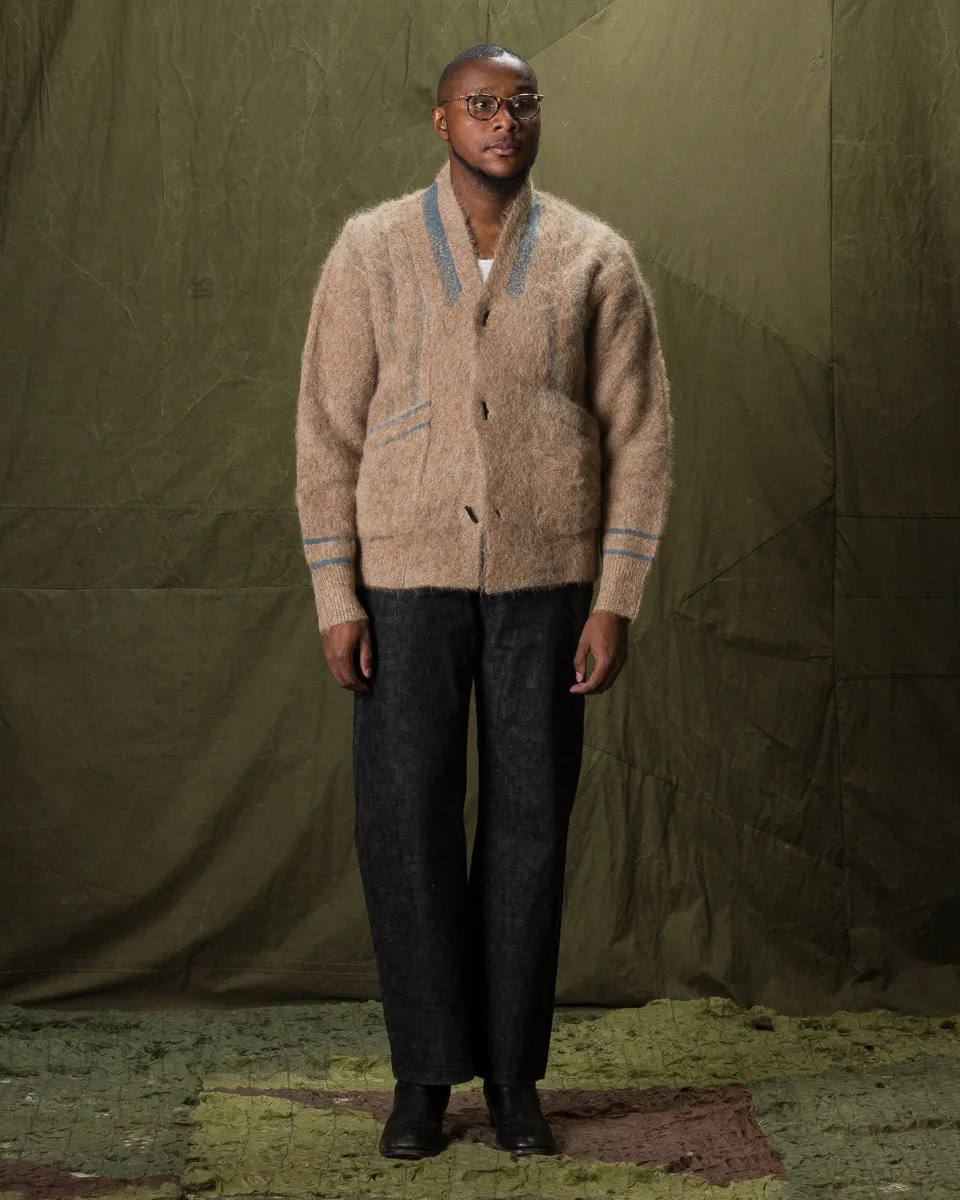 0105BK Wide Black Selvedge Denim - Black sold by Standard and Strange product image thumbnail 4