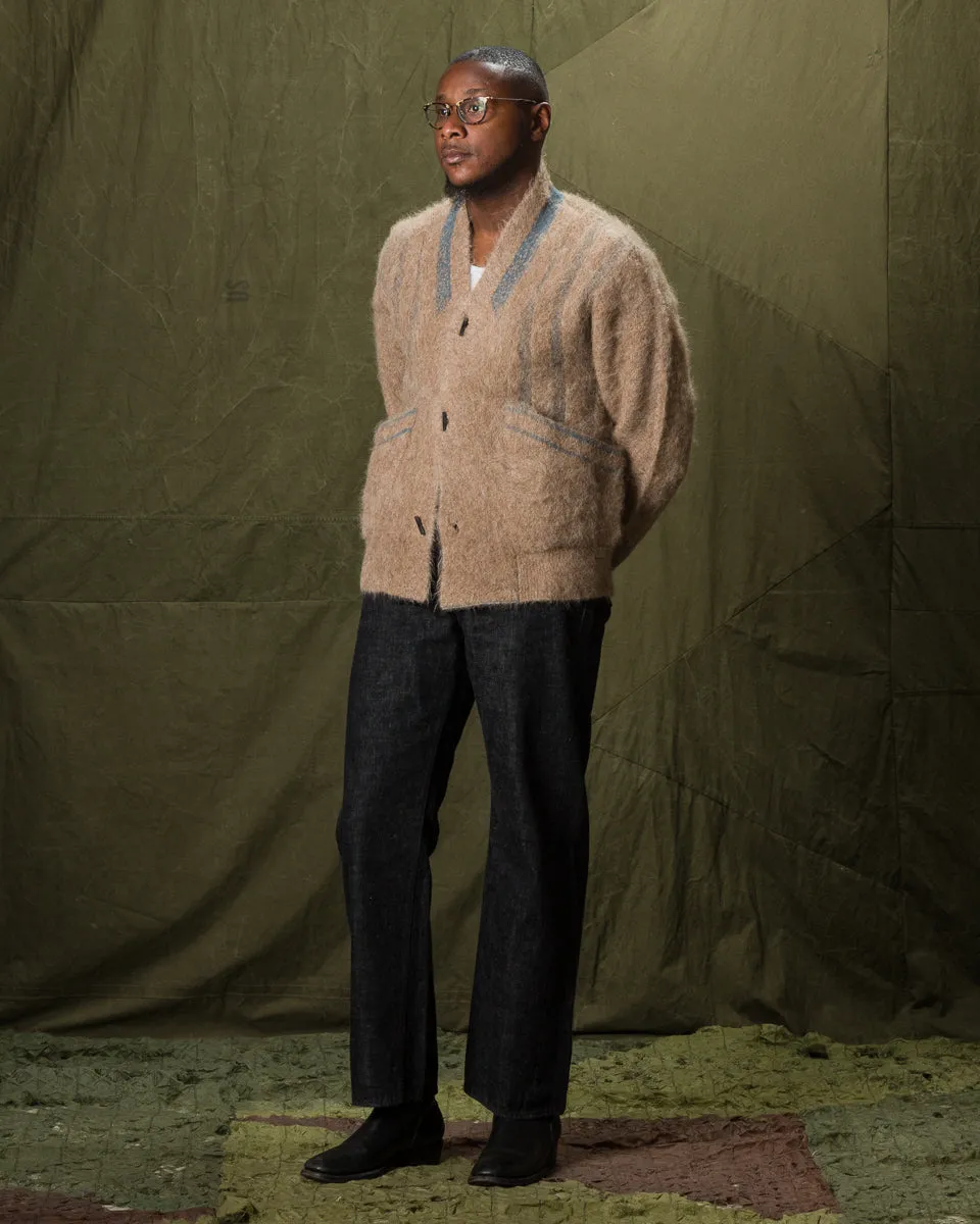 0105BK Wide Black Selvedge Denim - Black sold by Standard and Strange product image thumbnail 3