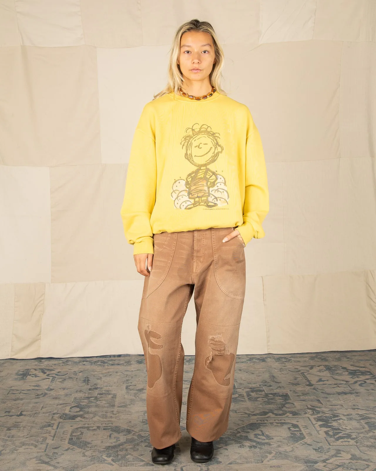 Extra Baggy Repaired Jean - Brown sold by Standard and Strange product image thumbnail 3