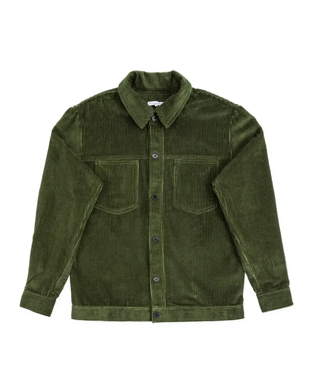 Type Shirt Jacket - Glade Italian Cotton Corduroy sold by Standard and Strange
