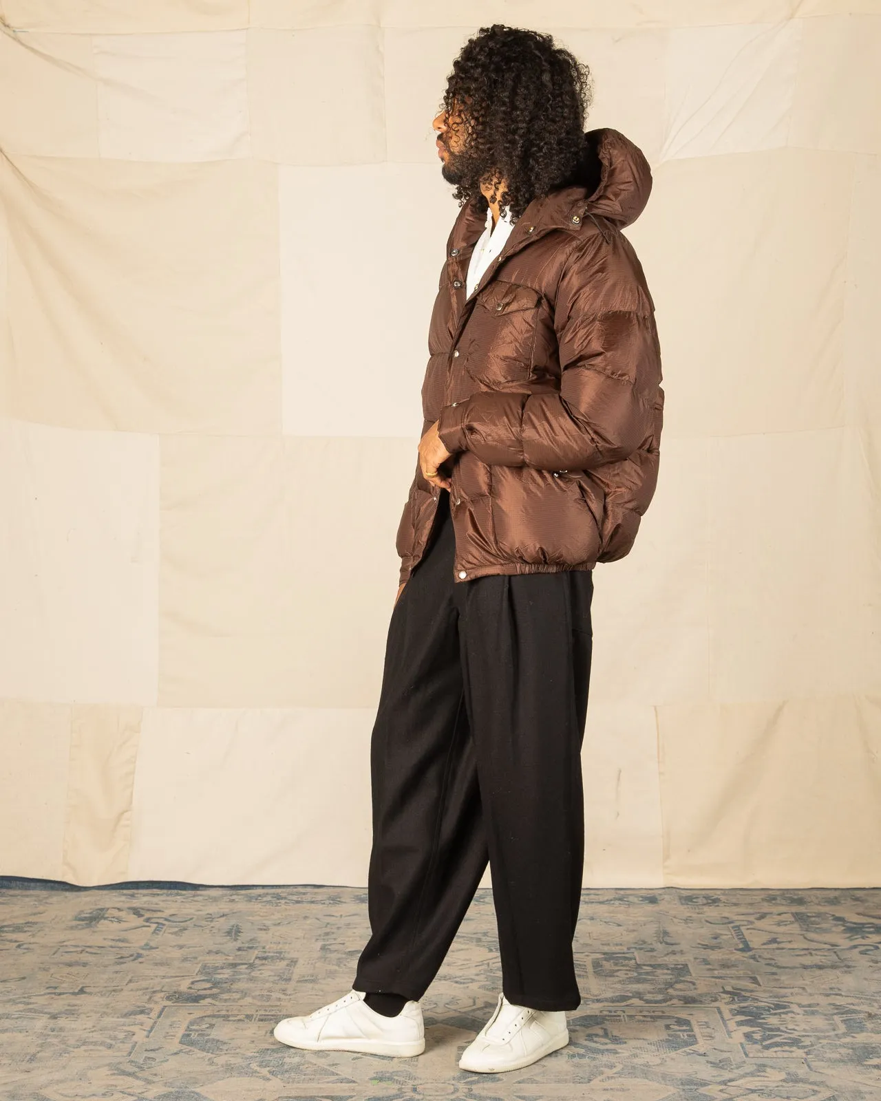 Down Jacket - Brown Nylon Ripstop sold by Standard and Strange product image thumbnail 4