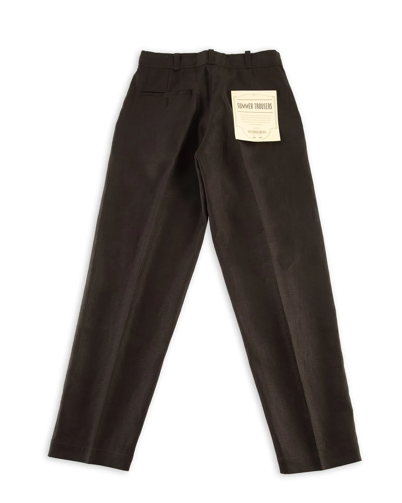 Summer Trousers - Black sold by Standard and Strange product image thumbnail 2
