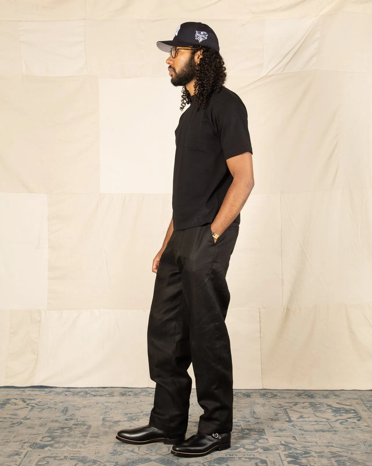 Summer Trousers - Black sold by Standard and Strange product image thumbnail 4
