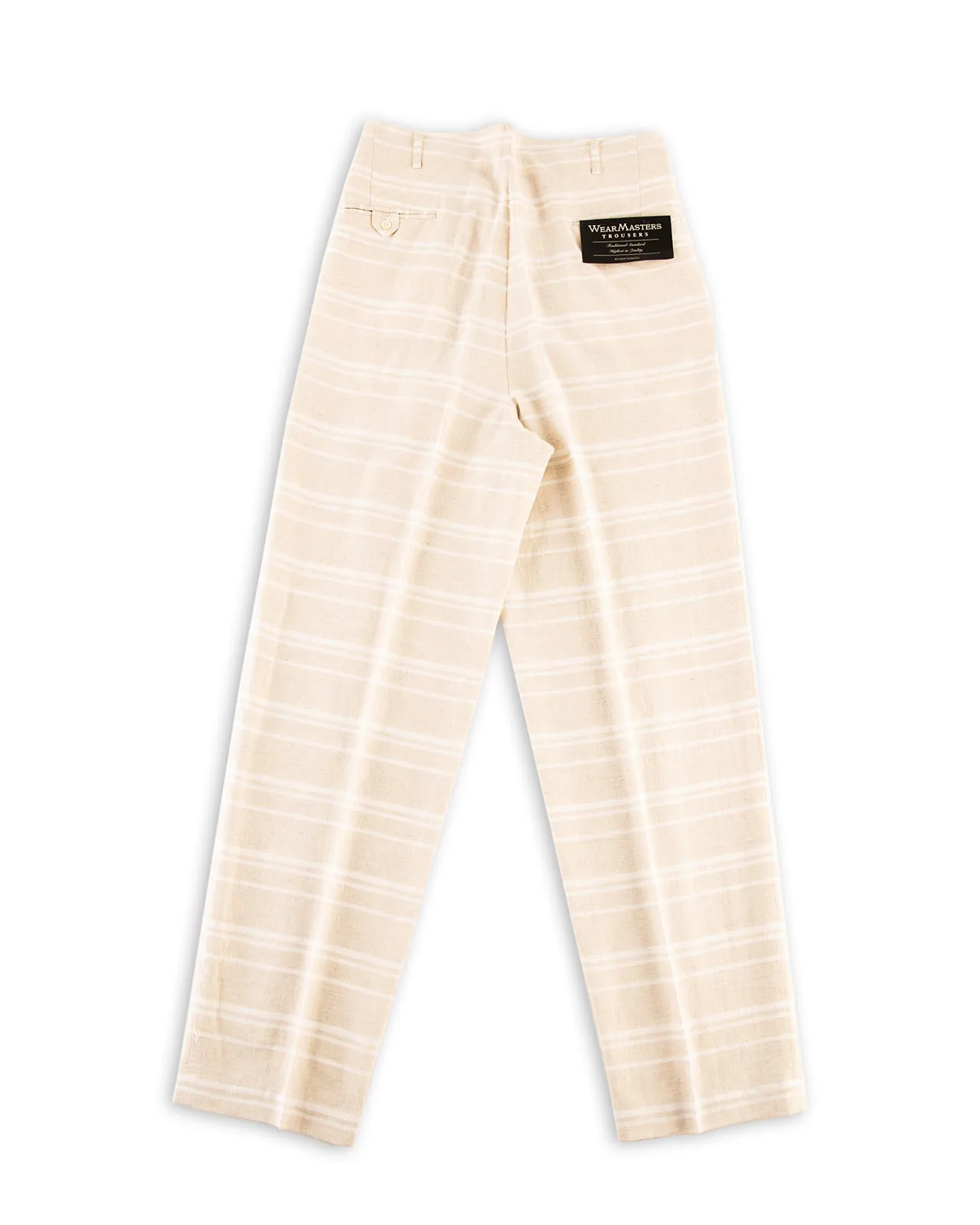 Double Pleats Border Trousers - Ivory sold by Standard and Strange product image thumbnail 2