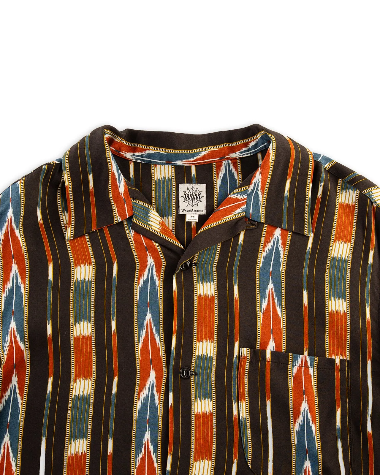 Native Print Rayon Shirt - Black sold by Standard and Strange product image thumbnail 5