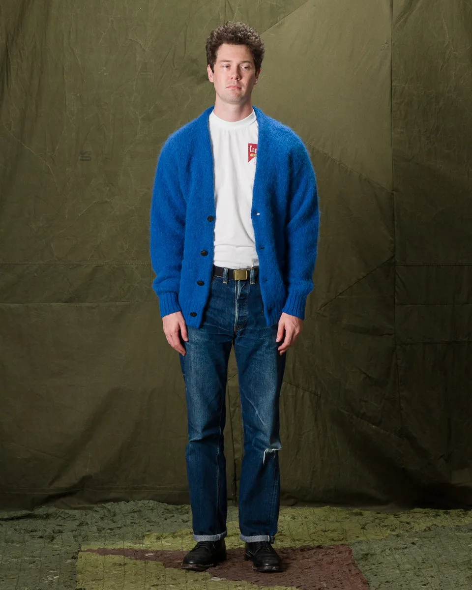 Shaggy Alpaguan Cardigan - Blue sold by Standard and Strange product image thumbnail 4