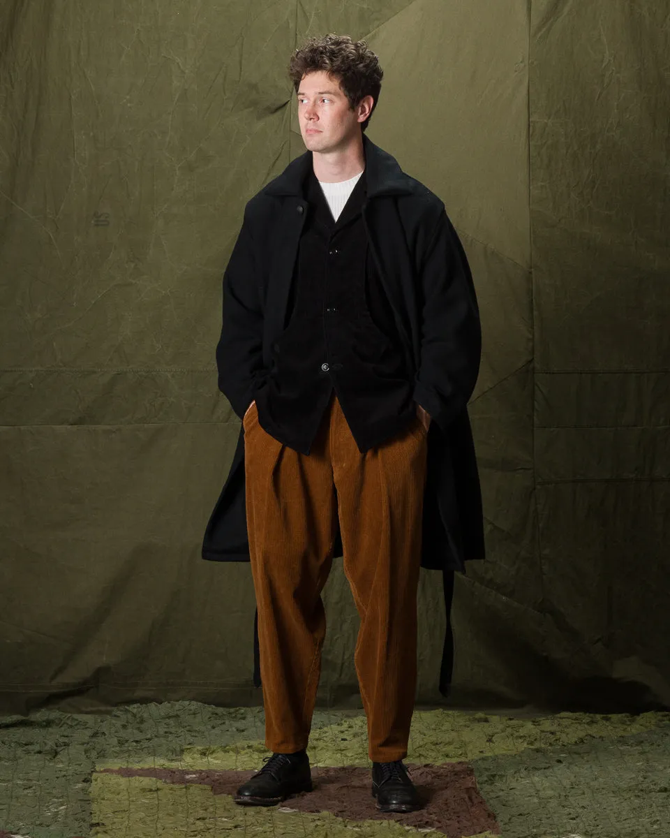 Jute Coat - Black Wool Flannel Vicente sold by Standard and Strange product image thumbnail 3