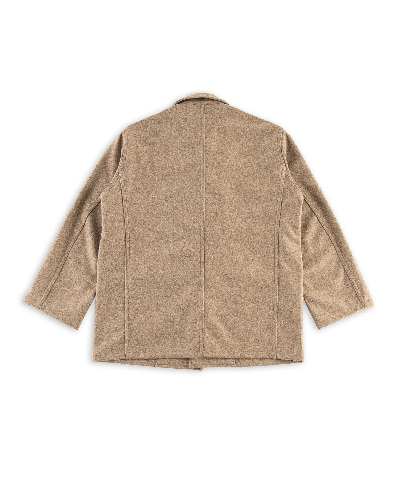 Harvester Jacket - Beige Melange Wool Flannel sold by Standard and Strange product image thumbnail 2