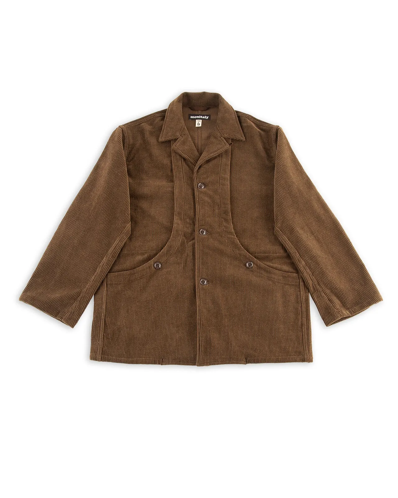 Harvester Jacket - Brown 8-Wale Corduroy sold by Standard and Strange