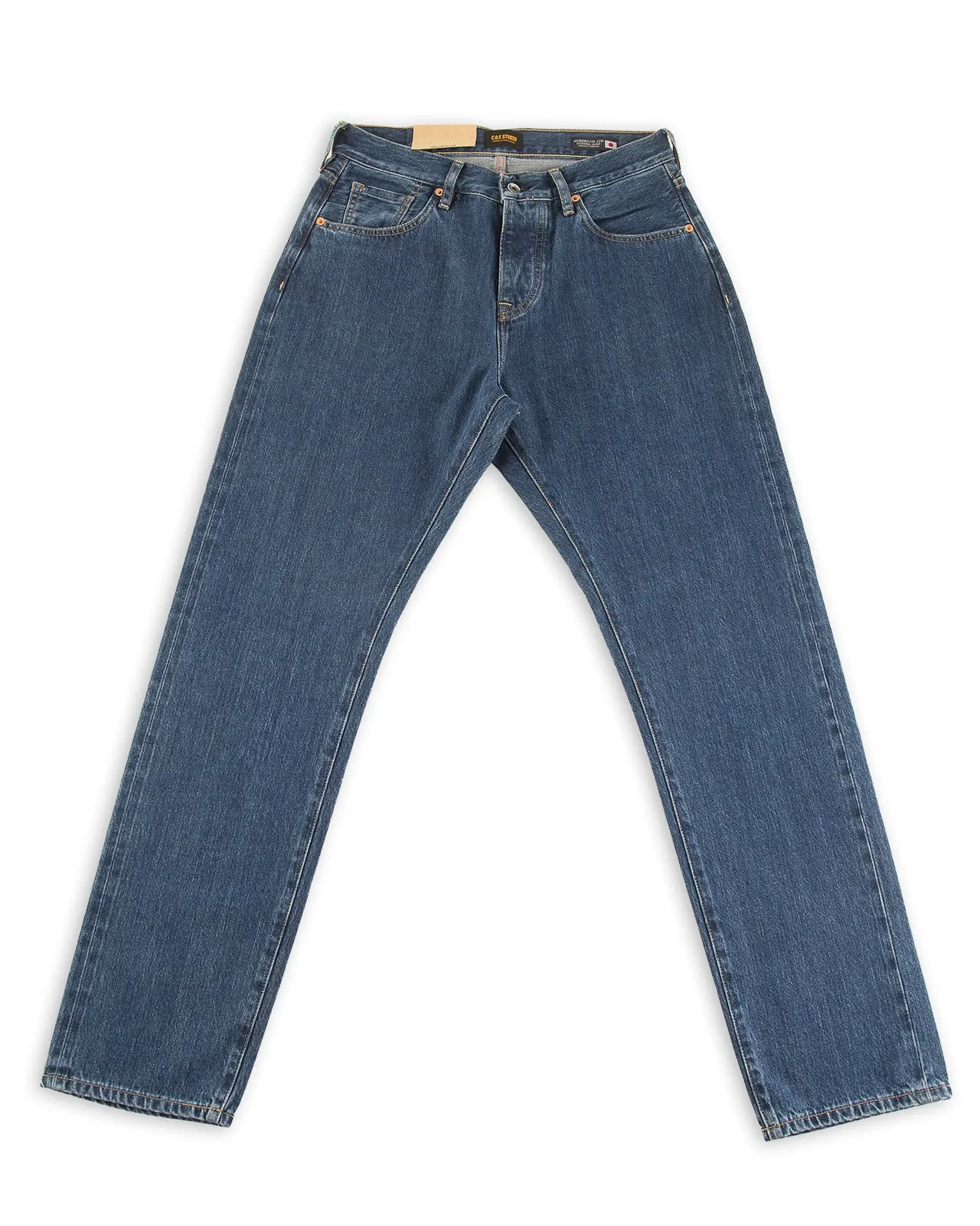 M5 Regular Straight Leg - 13oz Kuroki Selvedge 6x Wash sold by Standard and Strange