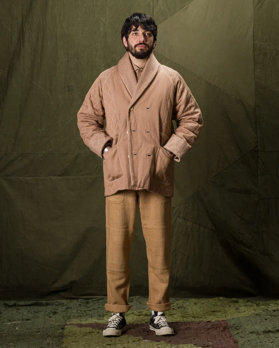 Reversible Shawl Overcoat - Handwoven Desert Acacia Denim/Plaid sold by Standard and Strange product image thumbnail 5