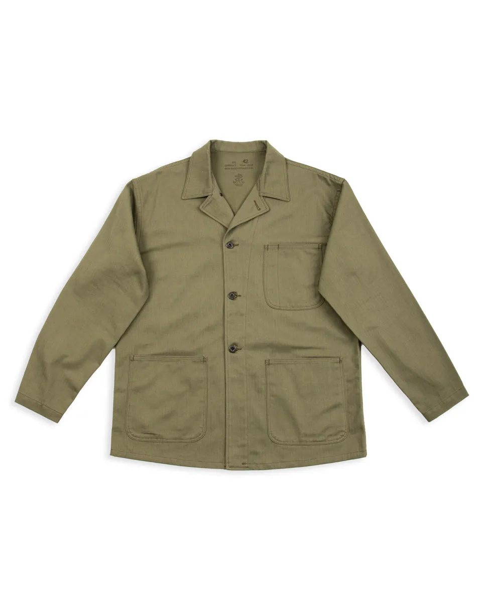 N-3 Utility Jacket (Model 220)- Olive sold by Standard and Strange