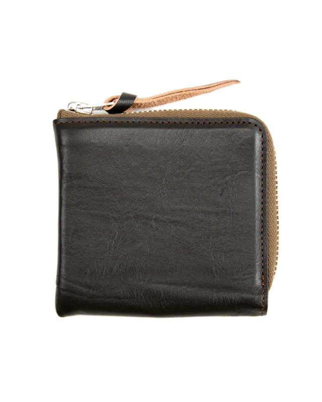 McCoy's Horsehide Wallet - Seal Brown made by The Real McCoy's