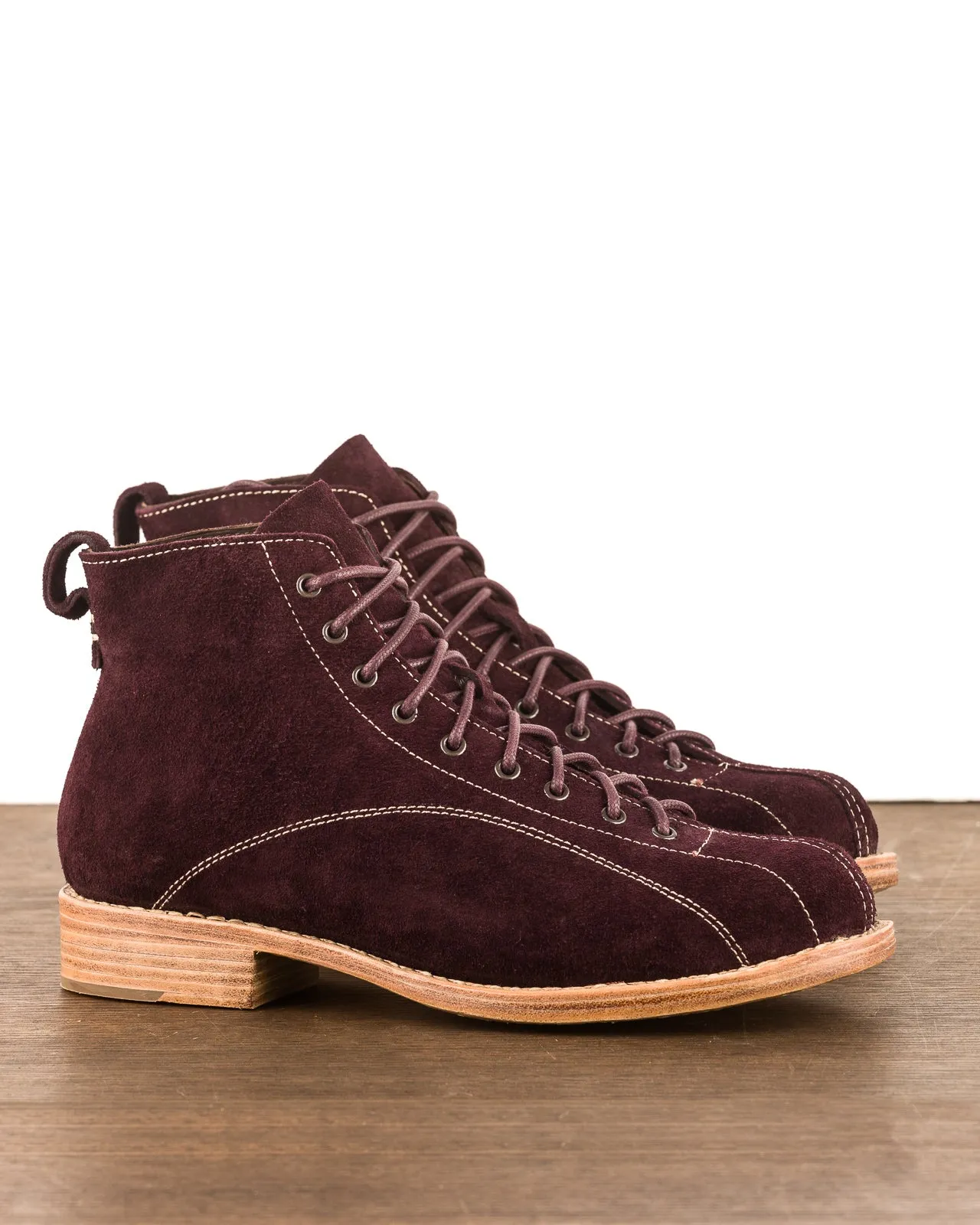 Cestus Boot - Mahogany Roughout sold by Standard and Strange