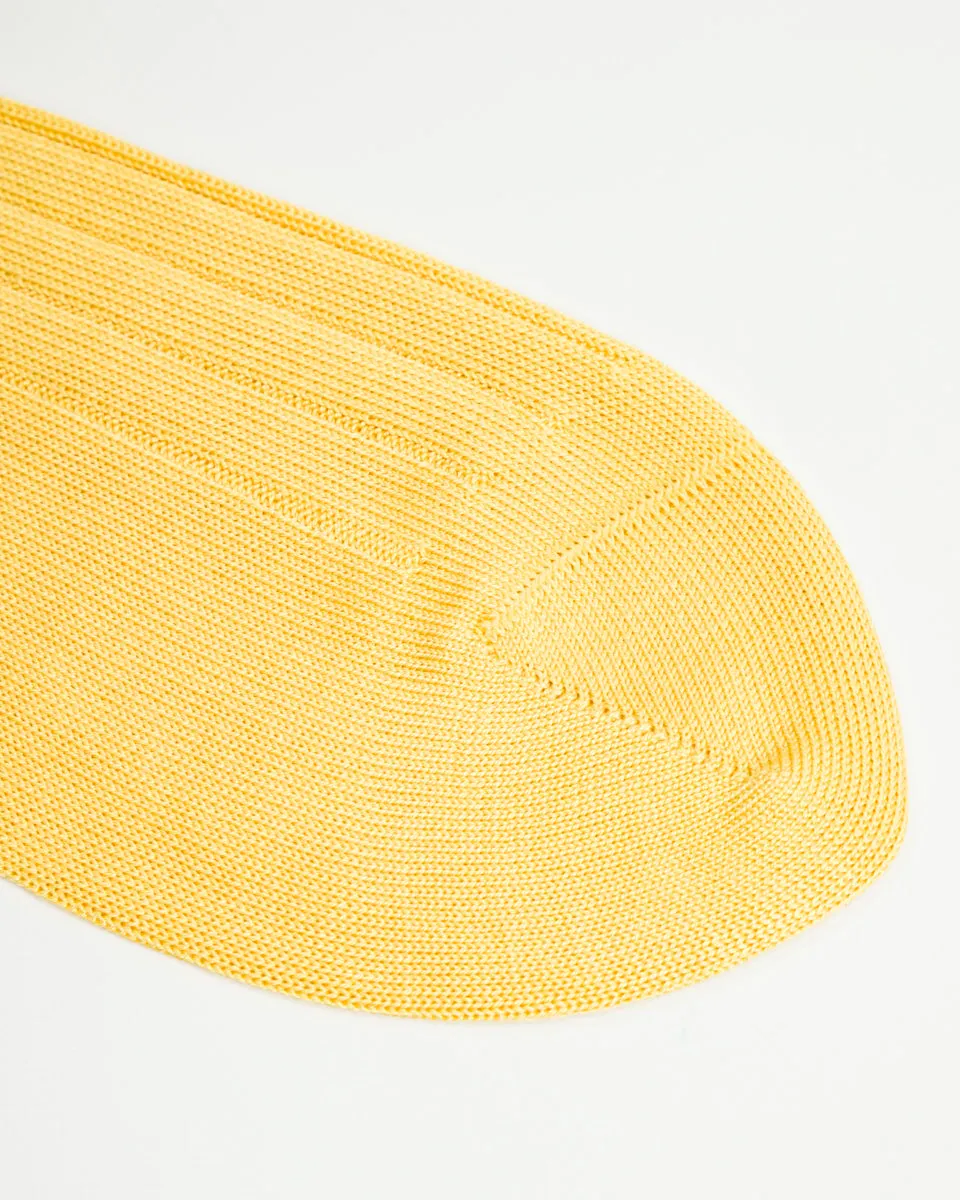 Silk Rib Socks - Citron sold by Standard and Strange product image thumbnail 5