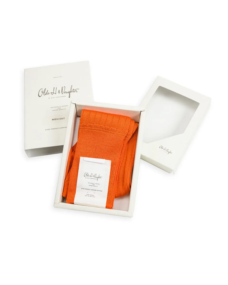 Silk Rib Socks - Sun sold by Standard and Strange product image thumbnail 2