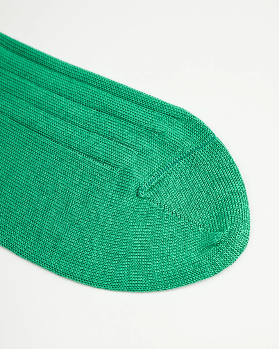 Silk Rib Socks - Teal sold by Standard and Strange product image thumbnail 5