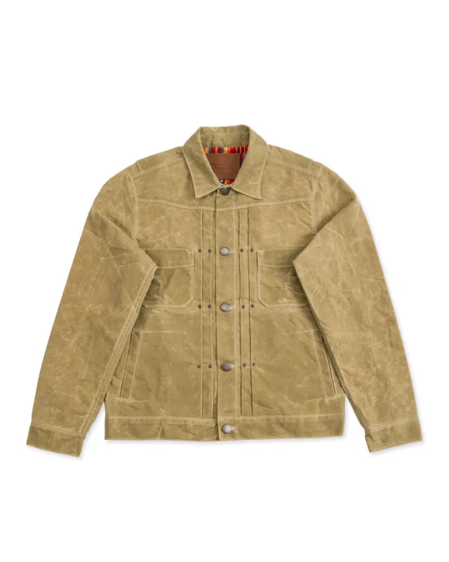 RJ-1 Jacket - Tobacco Waxed Canvas sold by Standard and Strange