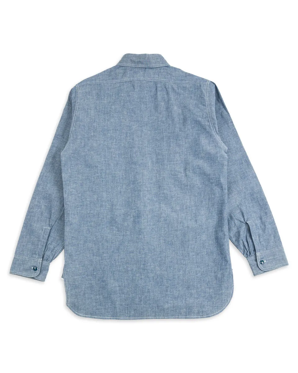 U.S. Navy Chambray L/S Shirt - Light Blue sold by Standard and Strange product image thumbnail 2